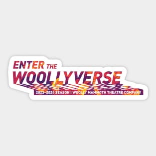 Woollyverse Logo Paint 5 Sticker